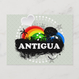 Postal La flauta linda Antigua