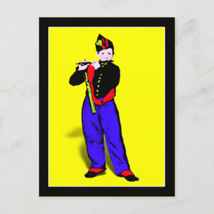 Postal La flautista ala de Manet