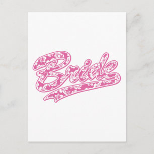 Postal La flor hawaiana de novia