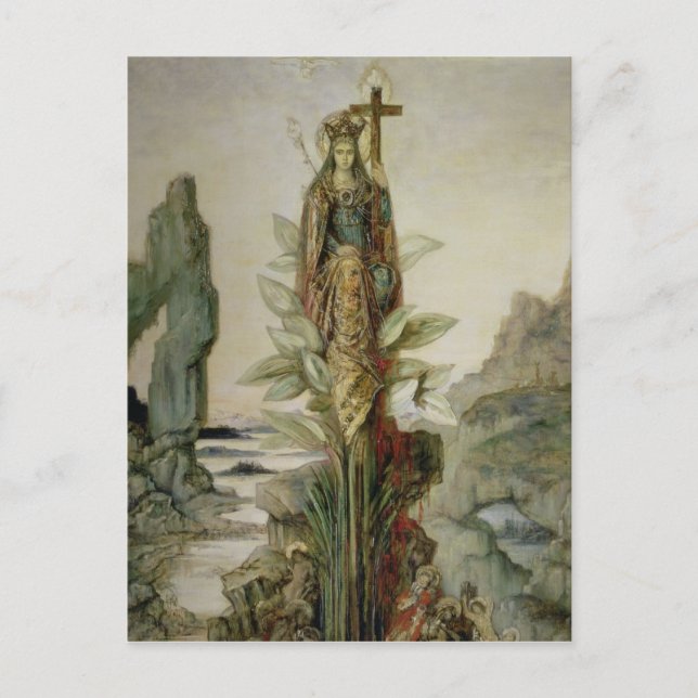 Postal La flor mística (Anverso)