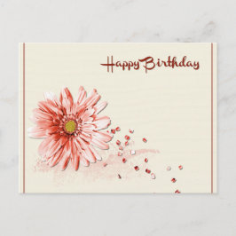 Postal La Flora Feliz Cumpleaños Personaliza El Destino D