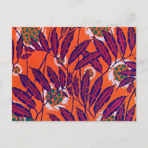 Postal La floral Art Deco de Séguy