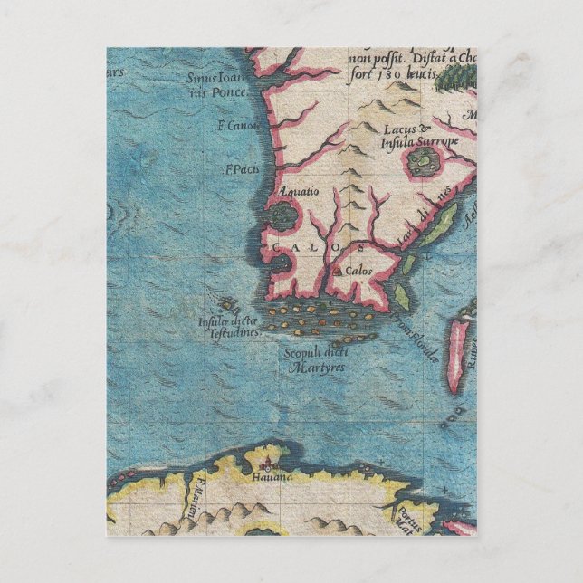 Postal La Florida y Cuba (Anverso)