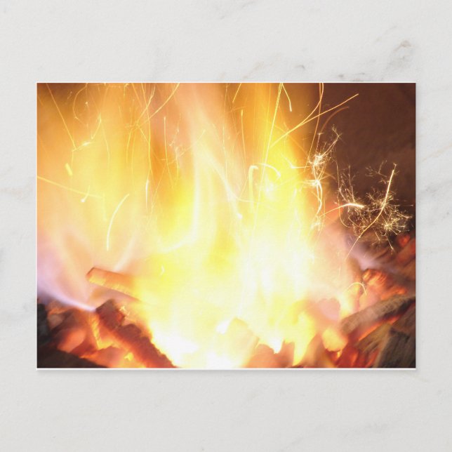 Postal La forja de un herrero (Anverso)