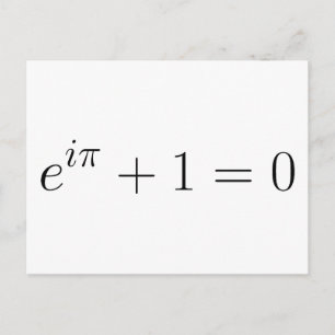 Postal La fórmula de Euler
