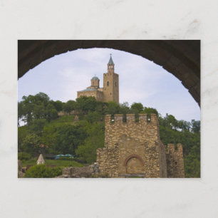 Postal La fortaleza medieval de Tsarevets