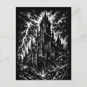 Postal La Fortaleza Negra por BurnsInHell