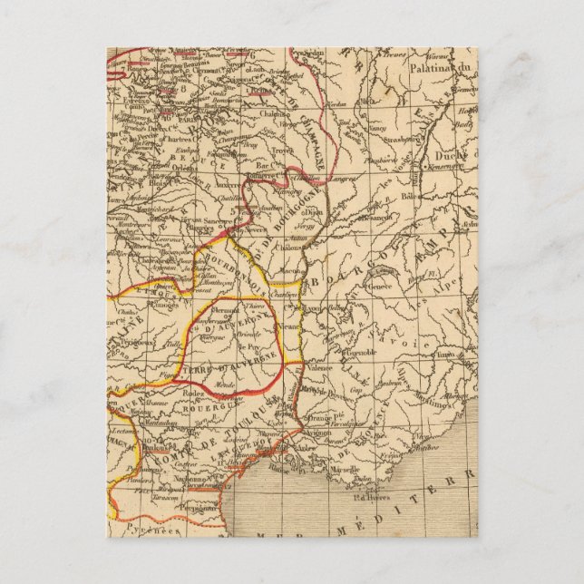 Postal La France 1180 a 1223 (Anverso)