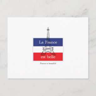 Postal La France est Belle