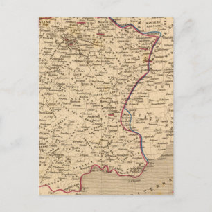 Postal La Francia 1814 a 1840