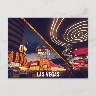 Postal La Franja de Las Vegas en el Casino Nocturno