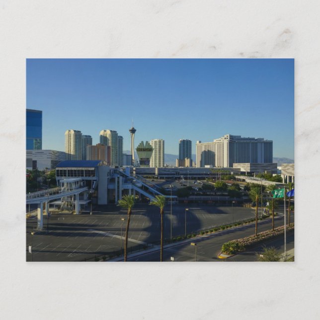 Postal La Franja de Las Vegas por delante (Anverso)