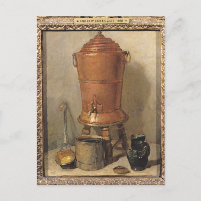 Postal La Fuente de Bebida de Cobre, c.1733-34 (Anverso)