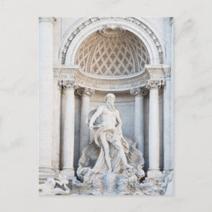 Postal La fuente del Trevi (italiano: Fontana di Trevi) 3