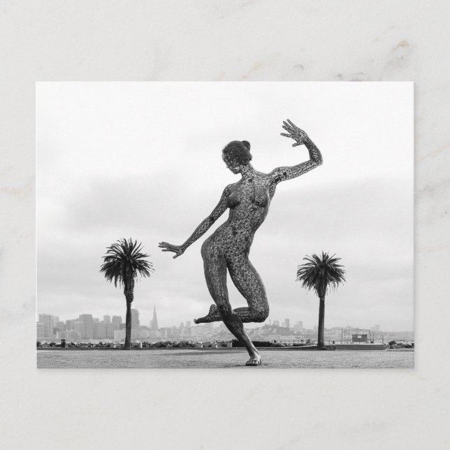 Postal La fuerza de una mujer (Anverso)