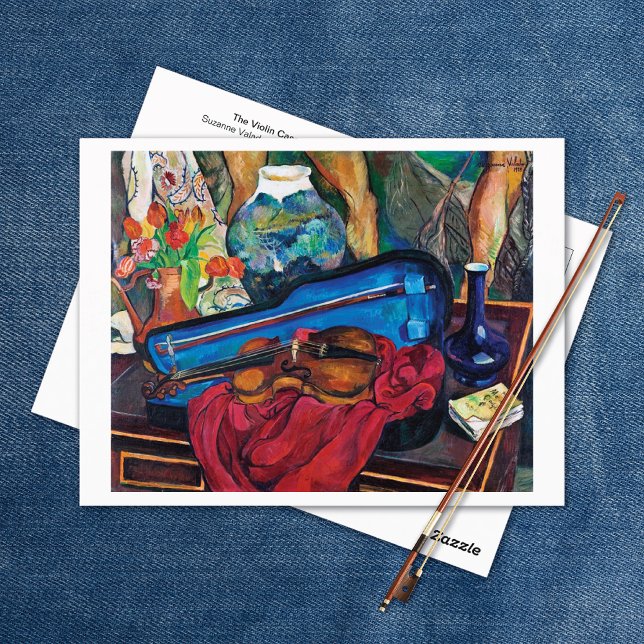 Postal La Funda de violín Suzanne Valadon (Subido por el creador)
