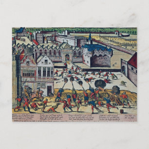 Postal La furia de Haultepenne en 1581