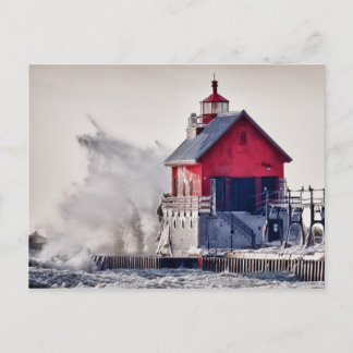 Postal La furia del invierno