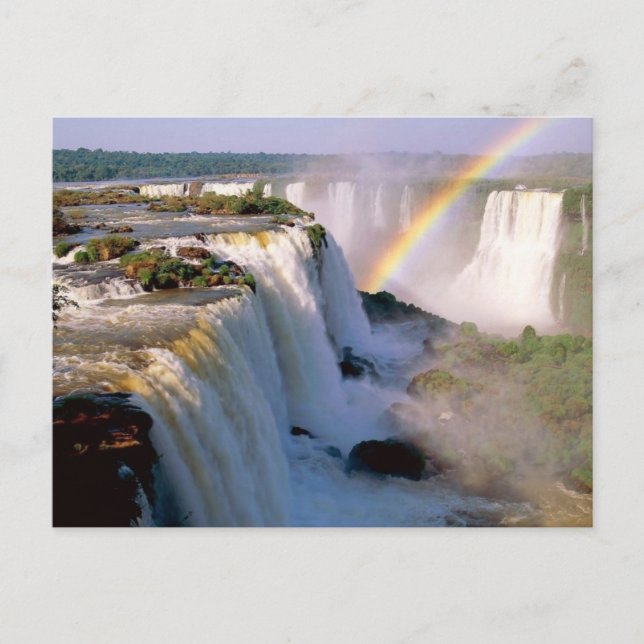 Postal La garganta del diablo, Argentina (Anverso)