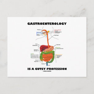Postal La Gastroenterología Es Una Profesión Muy Sana