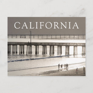 Postal La gente echando un vistazo a la playa de Avila