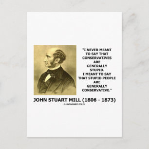 Postal La Gente Estúpida Es Una Cita Generalmente Conserv