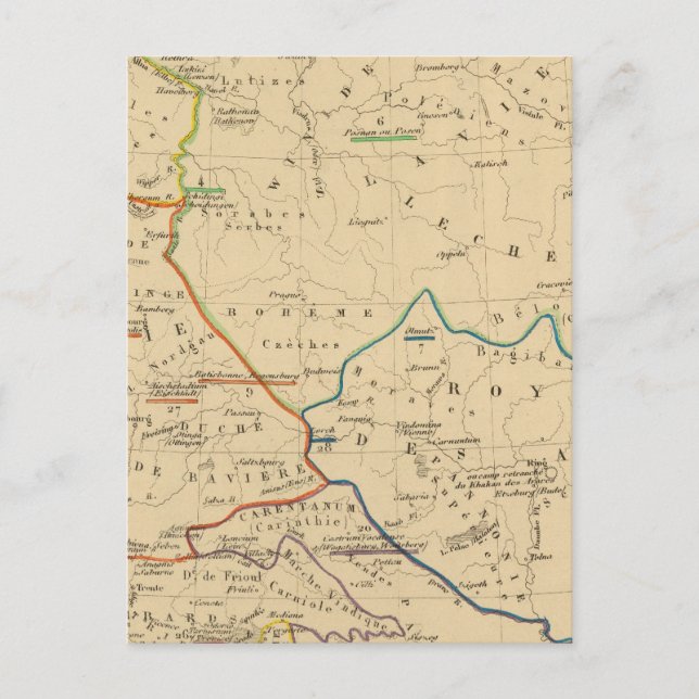 Postal La Germanie 511 a 741 (Anverso)