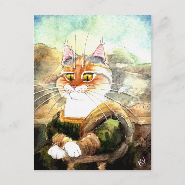 Postal La Giagatto (Mona Heather) (Anverso)