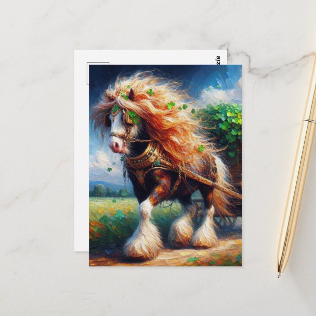 Postal La gitana Vanner lanzando una cartón de piedras de (Anverso/Reverso In Situ)