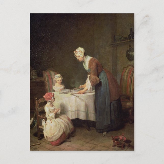 Postal La gracia, 1740 (Anverso)