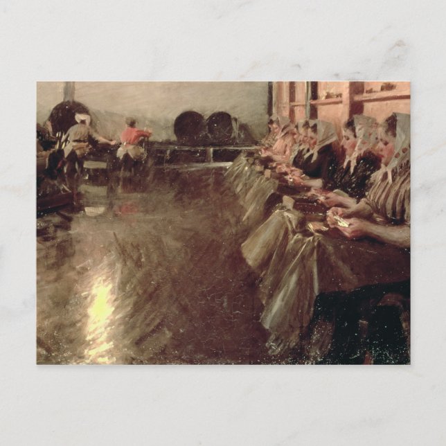 Postal La gran cervecería, 1890 (Anverso)