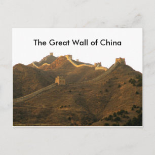Postal La Gran Muralla China