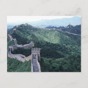 Postal La Gran Muralla China cerca de Beijing