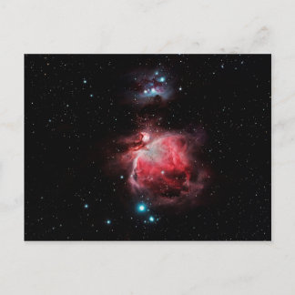 Postal La gran nebulosa de Orión