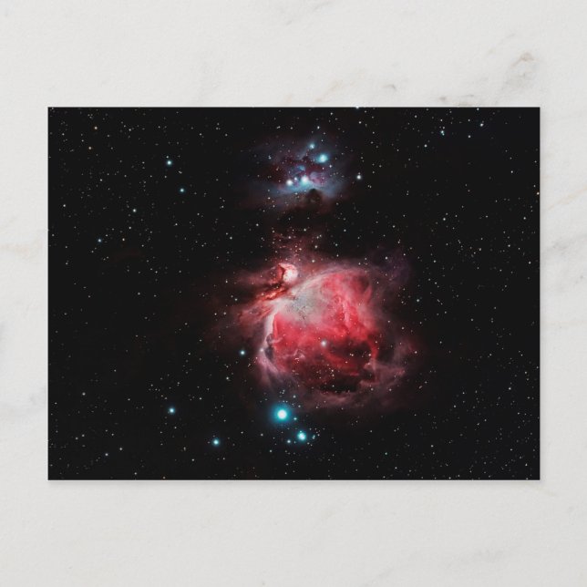 Postal La gran nebulosa de Orión (Anverso)