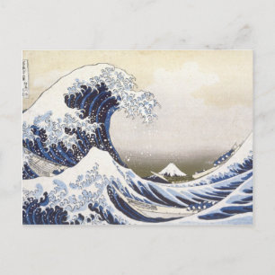 Postal La gran ola de Hokusai