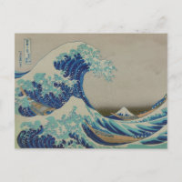 La gran ola del arte japonés de Woodblock en Kanag