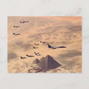 Postal La gran pirámide de Giza