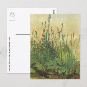Postal La Gran Porción de Césped por Albrecht Durer