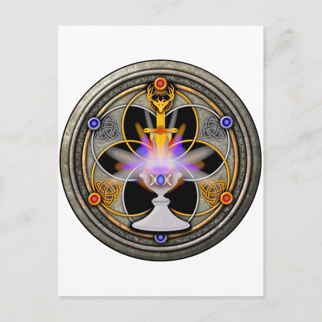 Postal La gran rita pagana (Anverso)