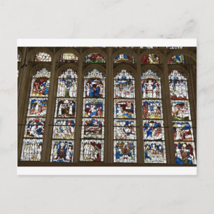 Postal La gran ventana oriental del ministro de York.