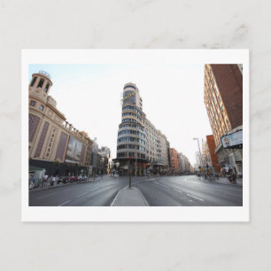 Postal la gran via de madrid