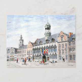 Postal La Grand-Place, Mons, Bélgica