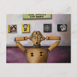 Postal La Grita En El Show De Arte Big Smiles