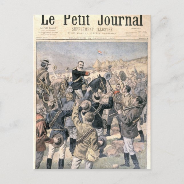 Postal La guerra en el transvaal (Anverso)