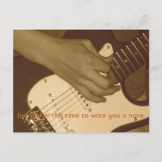 Postal La guitarra de Jon