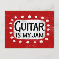 La guitarra es mi Jam Postcard