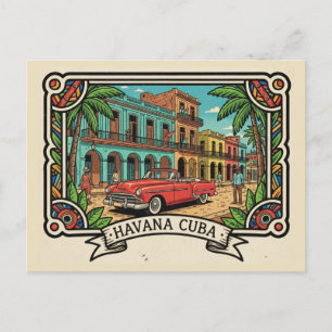 Postal La Habana Cuba