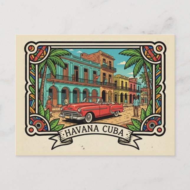 Postal La Habana Cuba (Anverso)