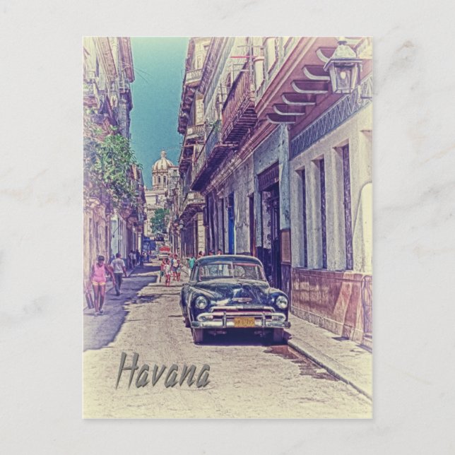 Postal La Habana, Cuba (Anverso)